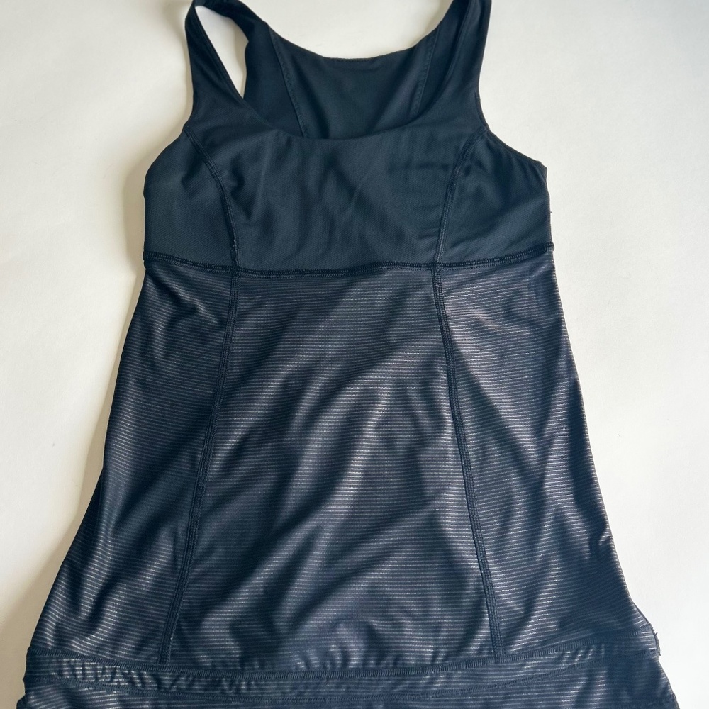 New Lululemon Black Polyester Sleeveless Top size 4 - Picture 11 of 14